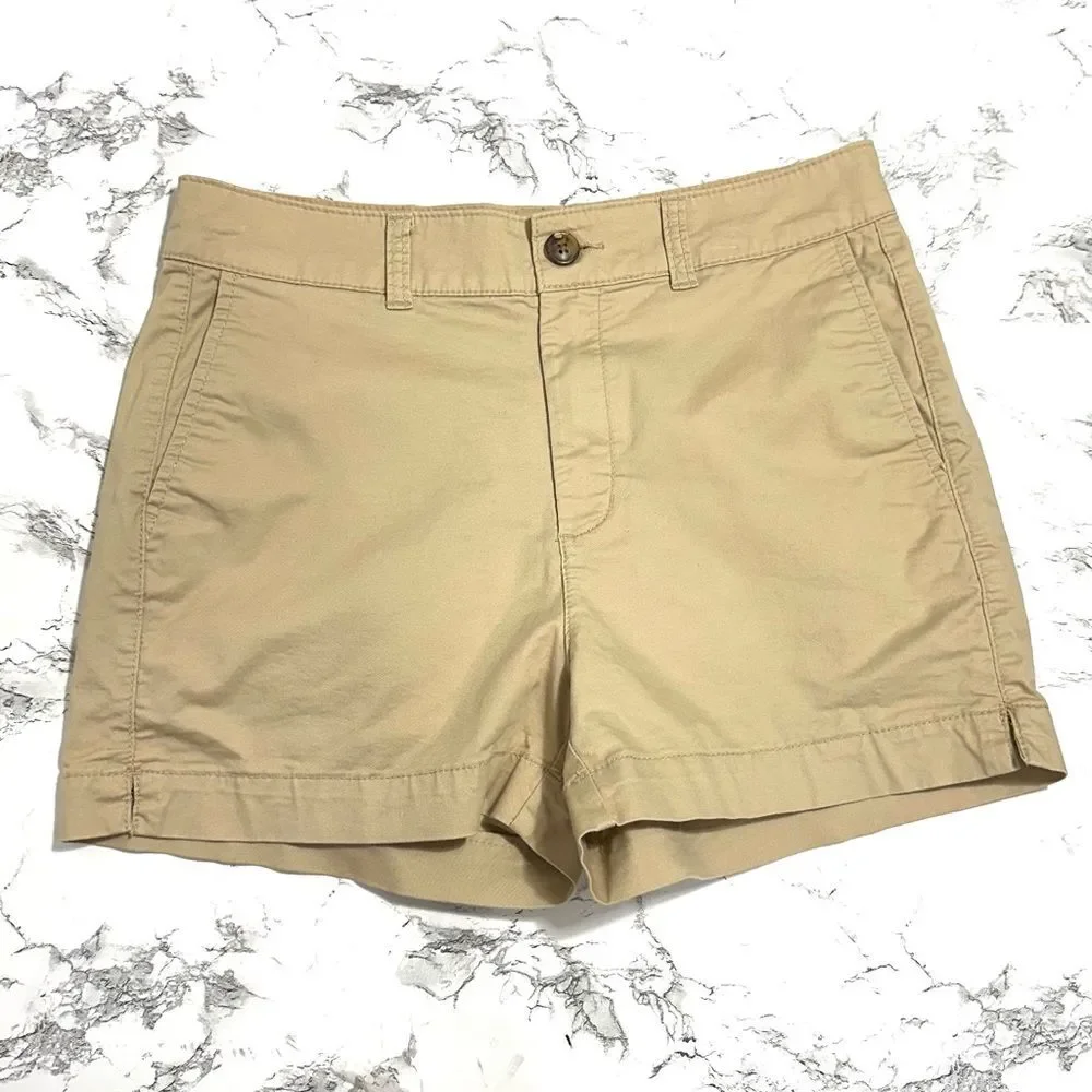 Old Navy Womans Everyday Shorts Khaki - Picture 1 of 5
